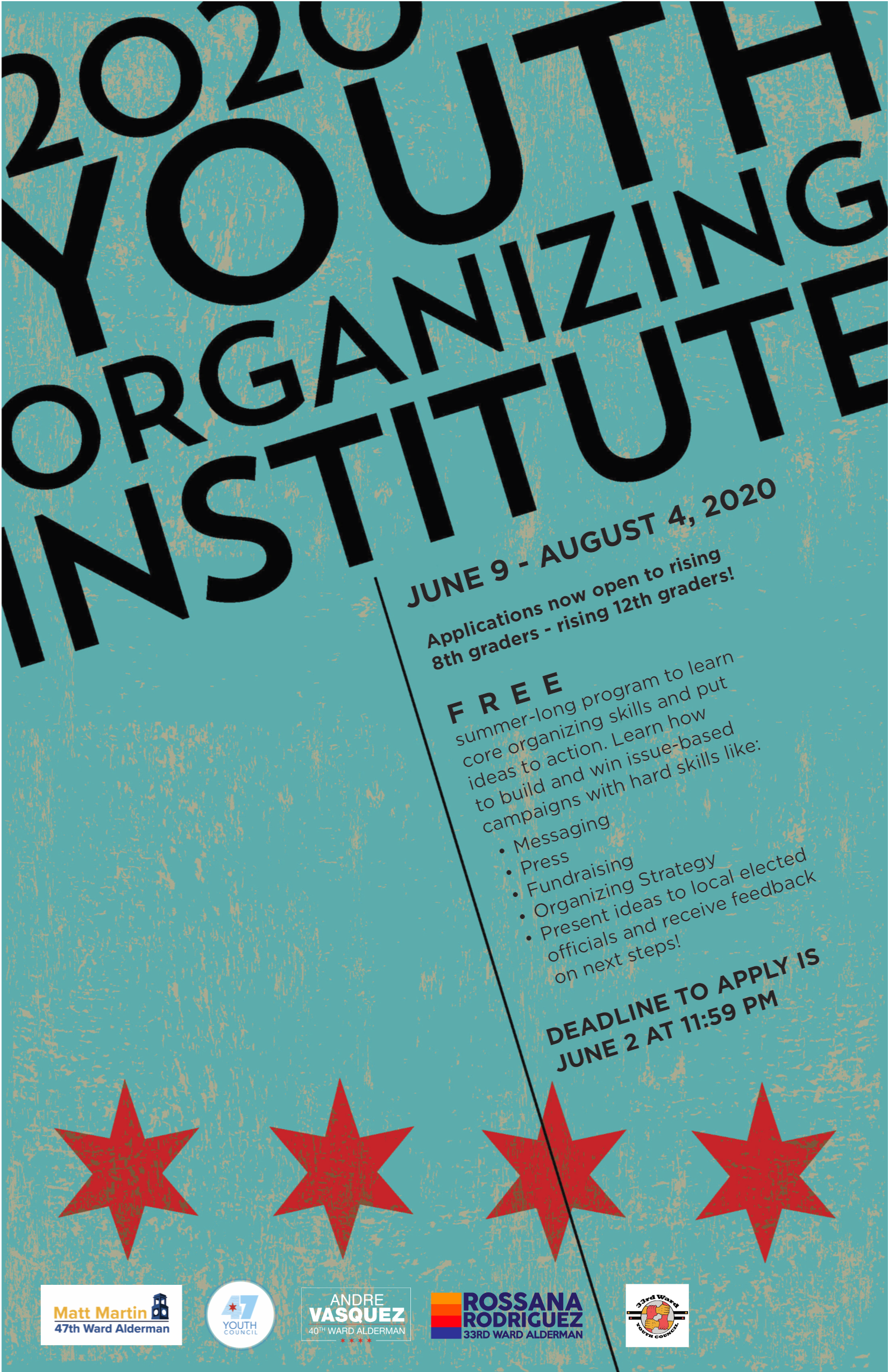 Youth Organizing Institute flyer