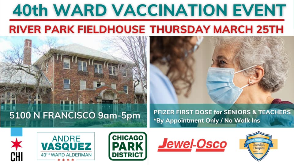 40th Ward Vaccination Event – March 25