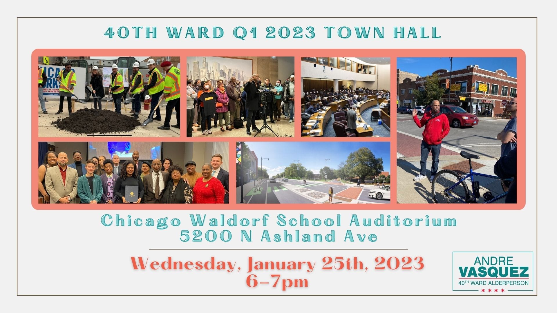 40th Ward Town Hall, Q1 2023