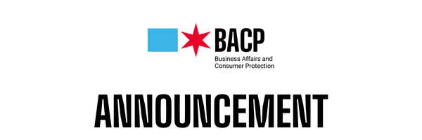 Logo and text that says BACP Announcement