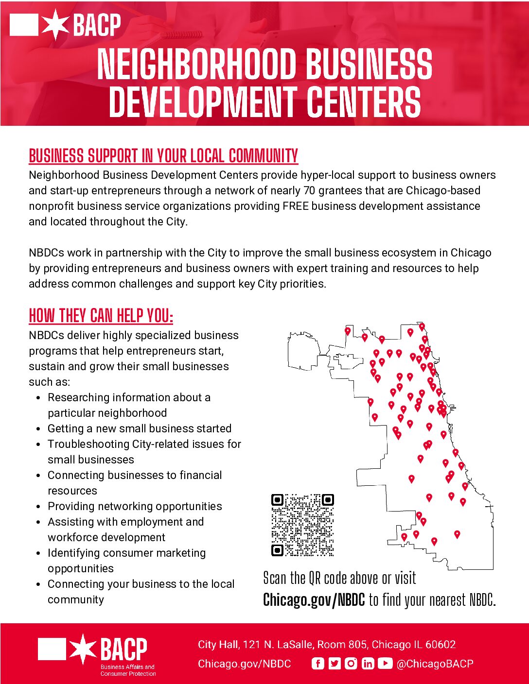 Neighborhood Business Development Centers awarded Funds to Assist Small Businesses