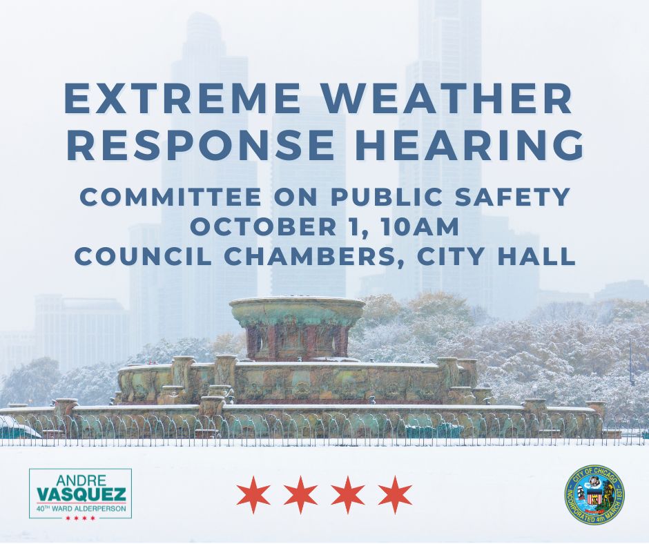 Letter to Mayor Brandon Johnson on the City of Chicago’s Extreme Weather Response Plan