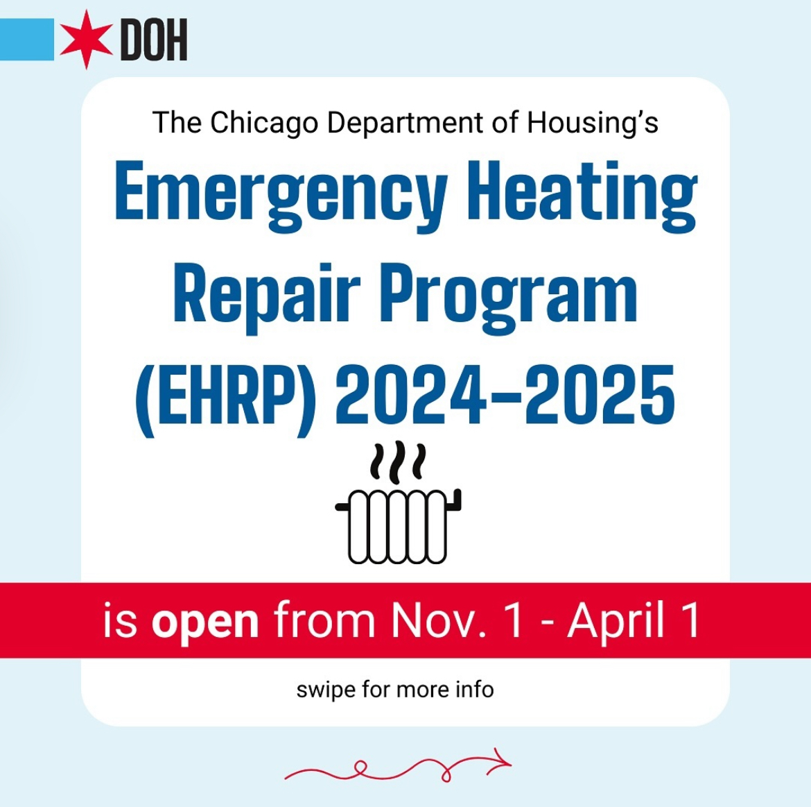 Emergency Heating Repair Program Applications Open November 1st!