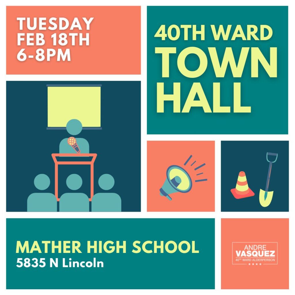 Town Hall flyer, details below