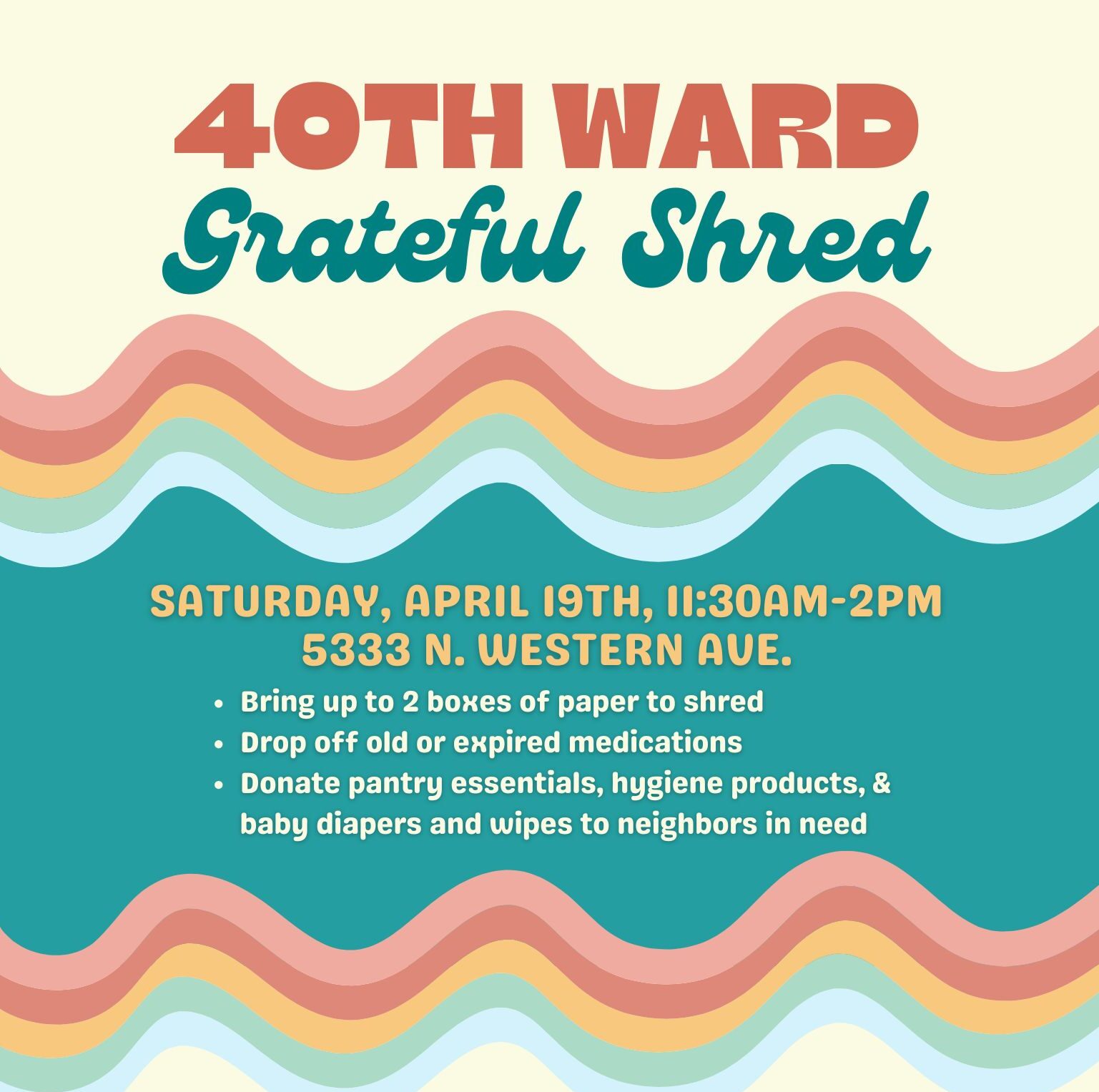 Save the Date for the Grateful Shred!