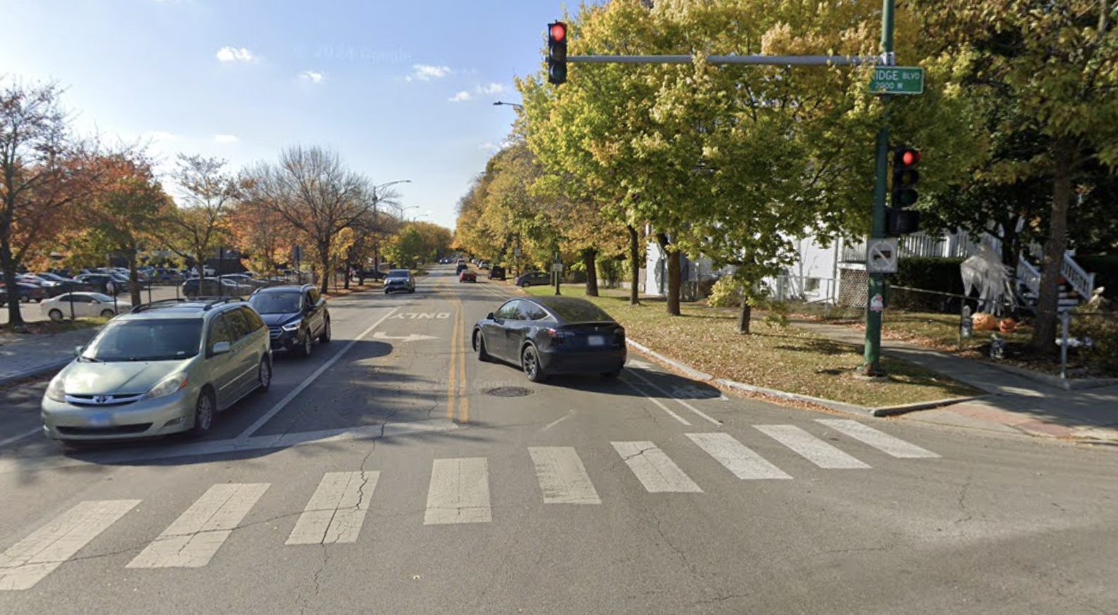 intersection of Pratt and Ridge