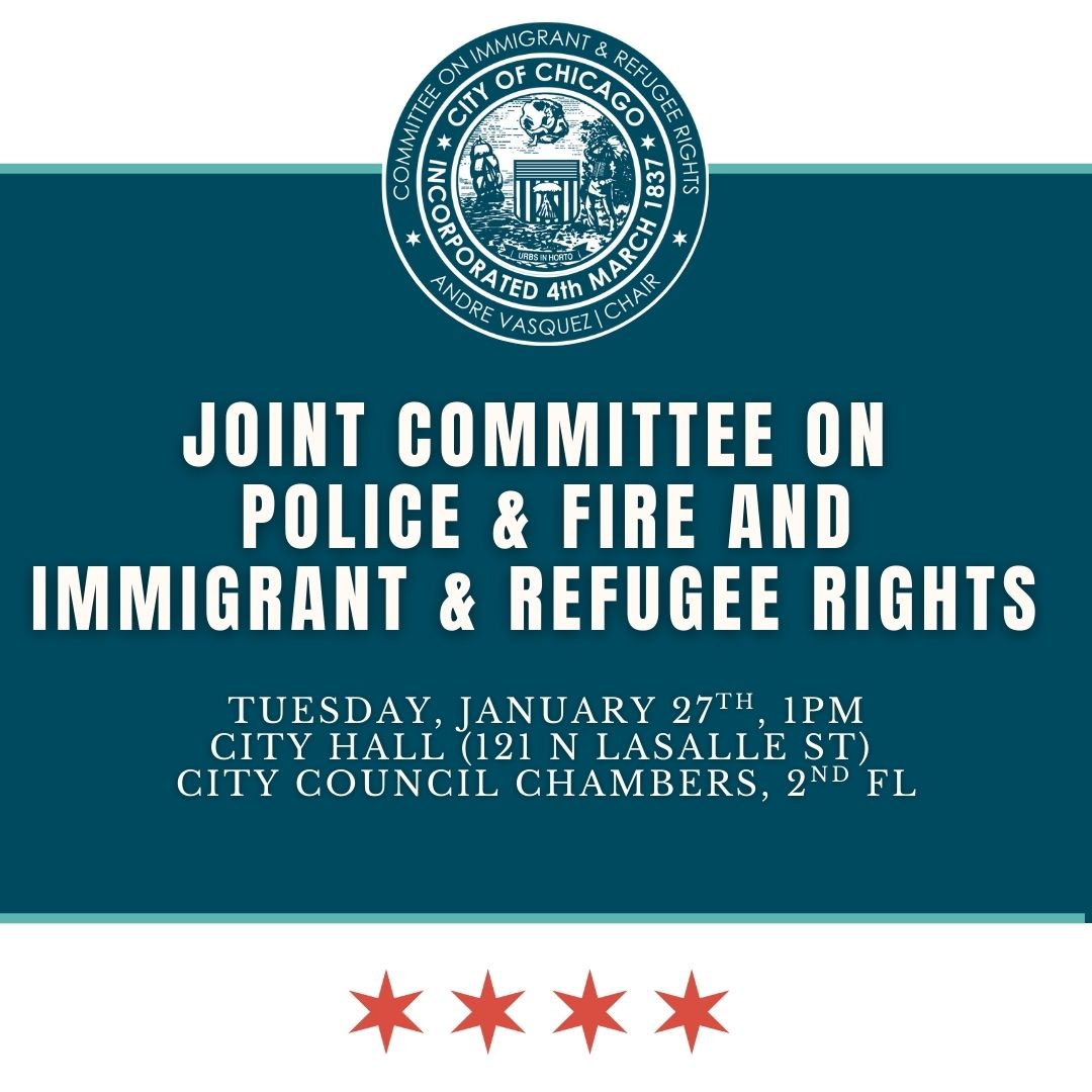 PRESS RELEASE: Joint Meeting on Welcoming City Ordinance Violations