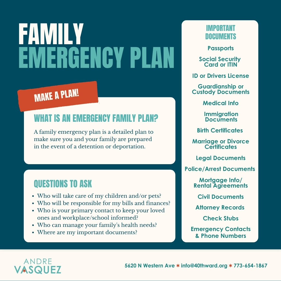 Family Emergency Planning in Case of Detention or Deportation